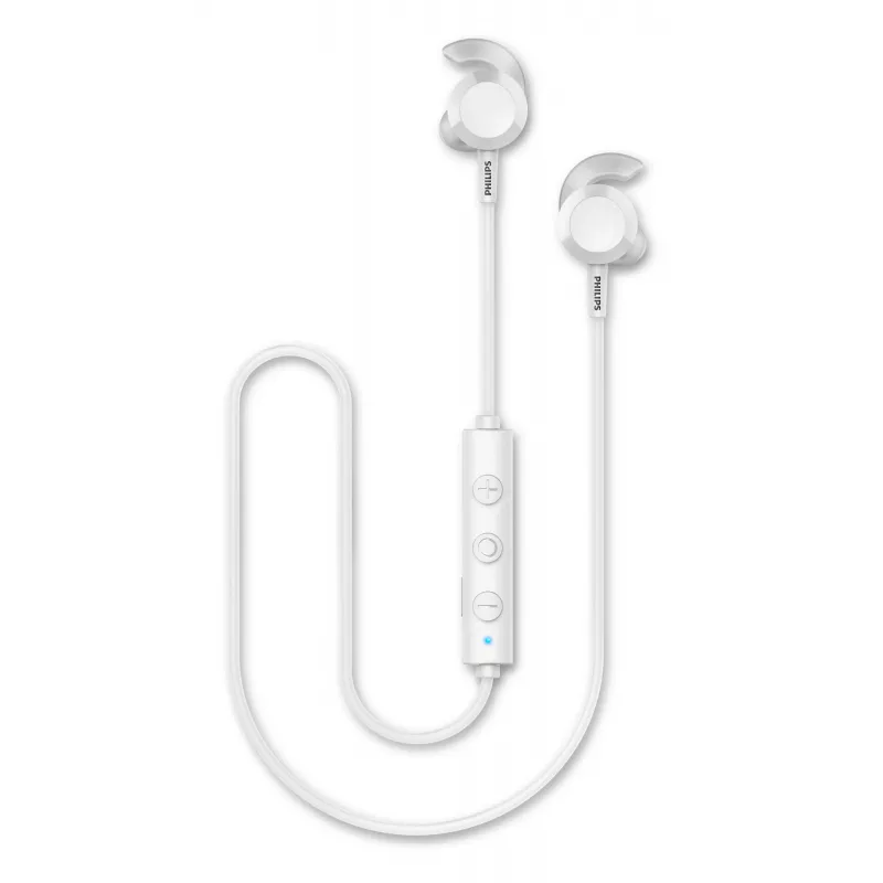 Belaidės ausinės į ausis Philips TAE4205WT/00 — Bluetooth, skambučiai ir muzika, 20–20000 Hz, 10 m diapazonas, balta, 16 g
