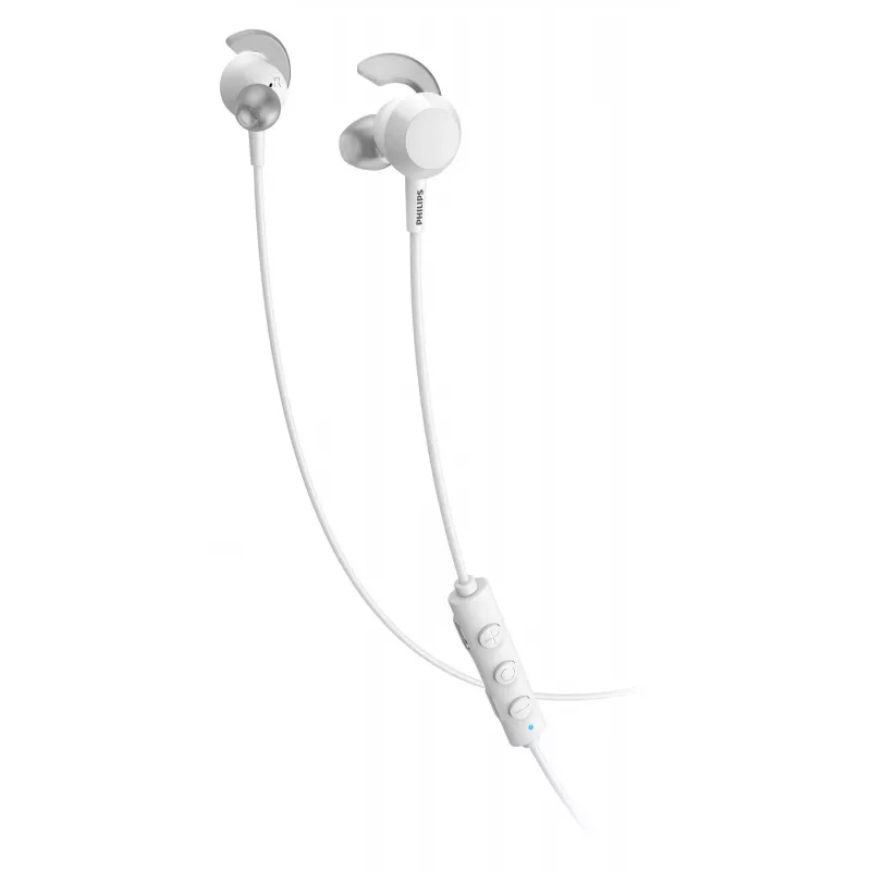 Belaidės ausinės į ausis Philips TAE4205WT/00 — Bluetooth, skambučiai ir muzika, 20–20000 Hz, 10 m diapazonas, balta, 16 g