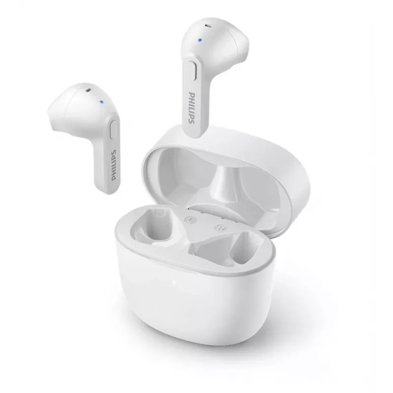 Philips 2000 serijos TAT2236WT belaidės ausinės, į ausis, skambučiai/muzika, Bluetooth, baltos