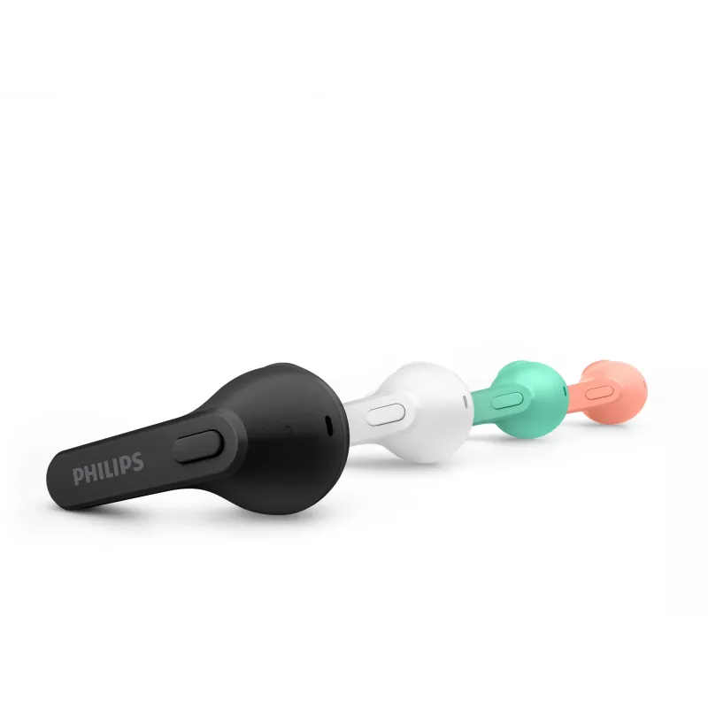 Philips 2000 serijos TAT2236WT belaidės ausinės, į ausis, skambučiai/muzika, Bluetooth, baltos