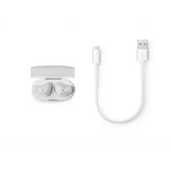 Philips TAT2139WT/00 belaidės ausinės „In-Ear“ skambučiams ir muzikai, baltos
