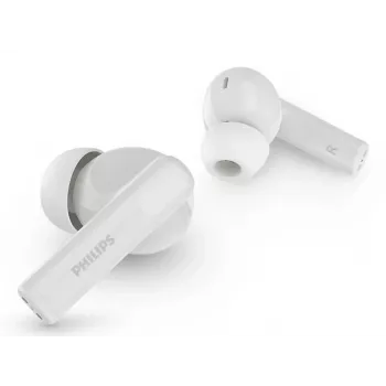 Belaidės ausinės į ausis Philips TAT2520WT/00 – Bluetooth, skambučiams ir muzikai, 20–20000 Hz, 10 m atstumas, baltos, 40 g