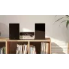 Philips TAM4205M2/12 namų garso mikro sistema – 80 W RMS, 2 krypčių garsiakalbiai, Bluetooth, FM, LED ekranas, diskų dėklas (Juoda/Sidabrinė)
