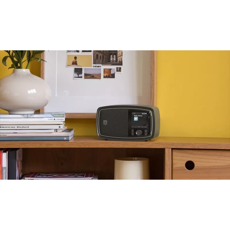 Philips TAV2000DB nešiojamas radijas analoginis ir skaitmeninis juodas