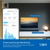 Išmanusis kištukas TP-Link Tapo Mini P110M – Wi-Fi/Bluetooth vidinis kištukas, 16 A, 100–240 V, 3680 W, baltas