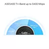 Mesh maršrutizatorius TP-Link AXE5400 Tri-Band 2.4 GHz 5 GHz 6 GHz Wi-Fi 6E