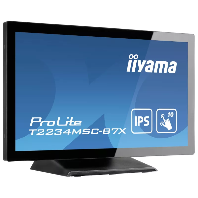 Monitorius iiyama ProLite T2234MSC-B7X 54,6 cm (21,5 colio) 1920 x 1080 pikselių Full HD liečiamas ekranas juodas
