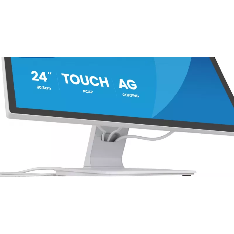 Monitorius iiyama T2452MSC-W2AG 61 cm (24 colių) Full HD LED liečiamasis ekranas baltas
