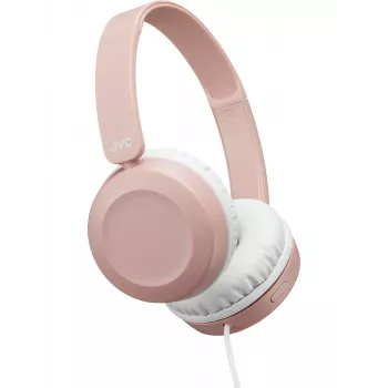 JVC galingo garso laidinės ausinės ant ausų rožinės, laidinės, 10 - 26000 Hz, skambučiai/muzika, 140 g, Headset, Rožinė