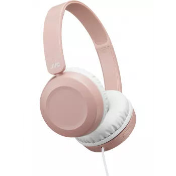 JVC galingo garso laidinės ausinės ant ausų rožinės, laidinės, 10 - 26000 Hz, skambučiai/muzika, 140 g, Headset, Rožinė