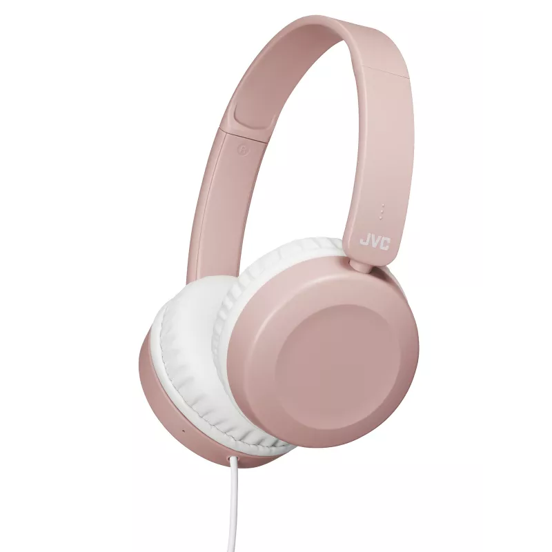 JVC galingo garso laidinės ausinės ant ausų rožinės, laidinės, 10 - 26000 Hz, skambučiai/muzika, 140 g, Headset, Rožinė