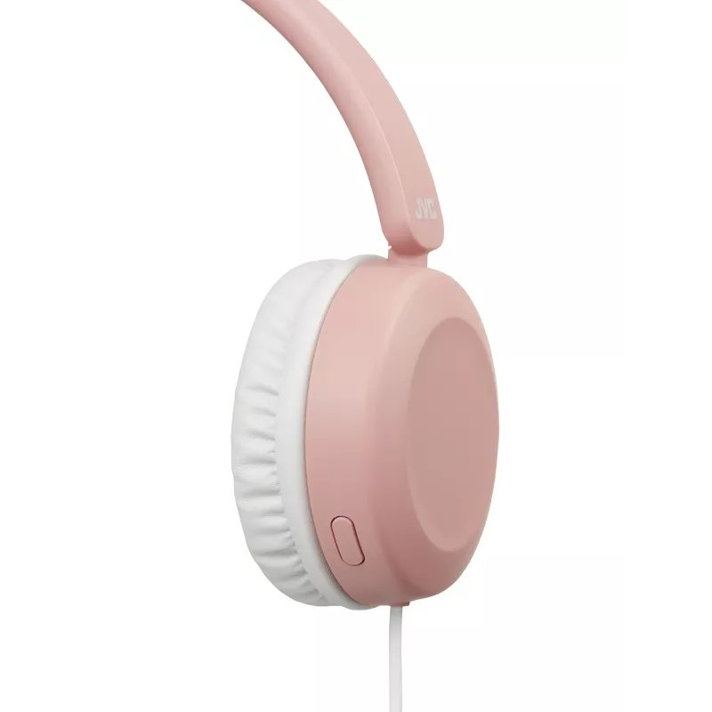 JVC galingo garso laidinės ausinės ant ausų rožinės, laidinės, 10 - 26000 Hz, skambučiai/muzika, 140 g, Headset, Rožinė