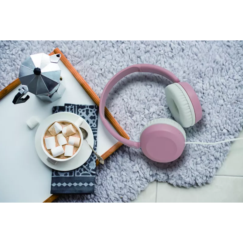 JVC galingo garso laidinės ausinės ant ausų rožinės, laidinės, 10 - 26000 Hz, skambučiai/muzika, 140 g, Headset, Rožinė