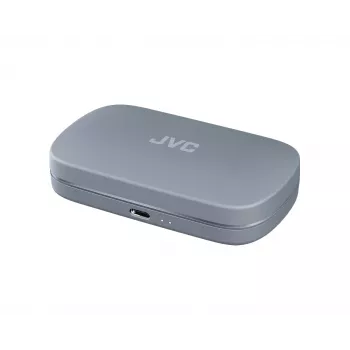 Ausinės JVC HA-NP40T tikros belaidės stereo (TWS) į ausį su kabliuku Bluetooth, 20–20000 Hz, 10 m, pilkos