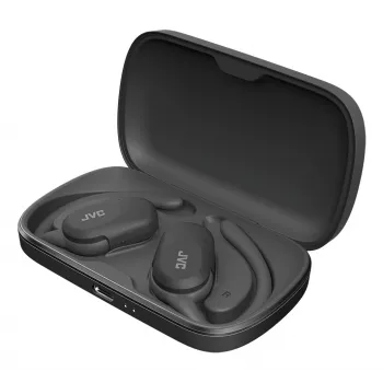 Ausinės JVC HA-NP40T True Wireless Stereo TWS Užkabinamos Bluetooth Juodos, 20–20000 Hz, 10 m