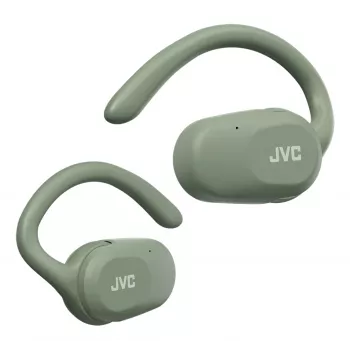 JVC HA-NP40T belaidės ausinės atviro tipo su kabliukais, TWS, žalios
