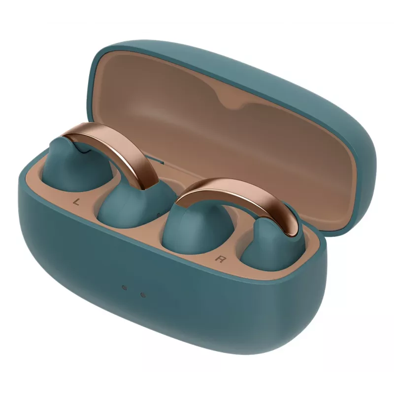 JVC HA-NP1T Ausinės „True Wireless Stereo“ (TWS) Ausų segtukas Skambučiams/Muzikai USB Type-C Bluetooth Mėlyna, Auksinė