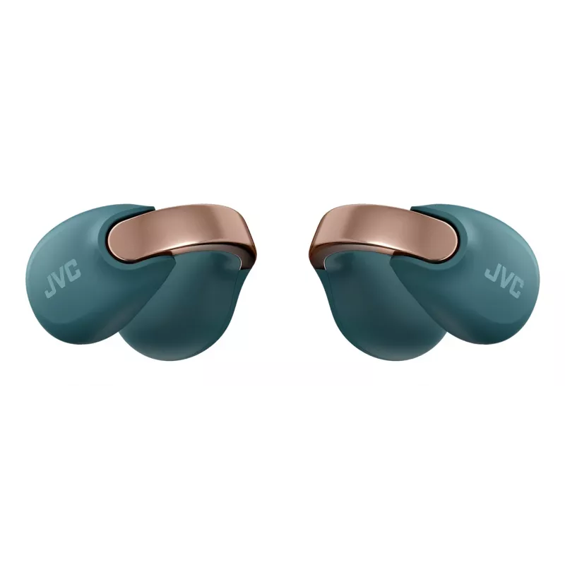 JVC HA-NP1T Ausinės „True Wireless Stereo“ (TWS) Ausų segtukas Skambučiams/Muzikai USB Type-C Bluetooth Mėlyna, Auksinė