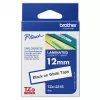 Brother TZE231S juosta etiketėms spausdinti, juoda ant baltos, TZe