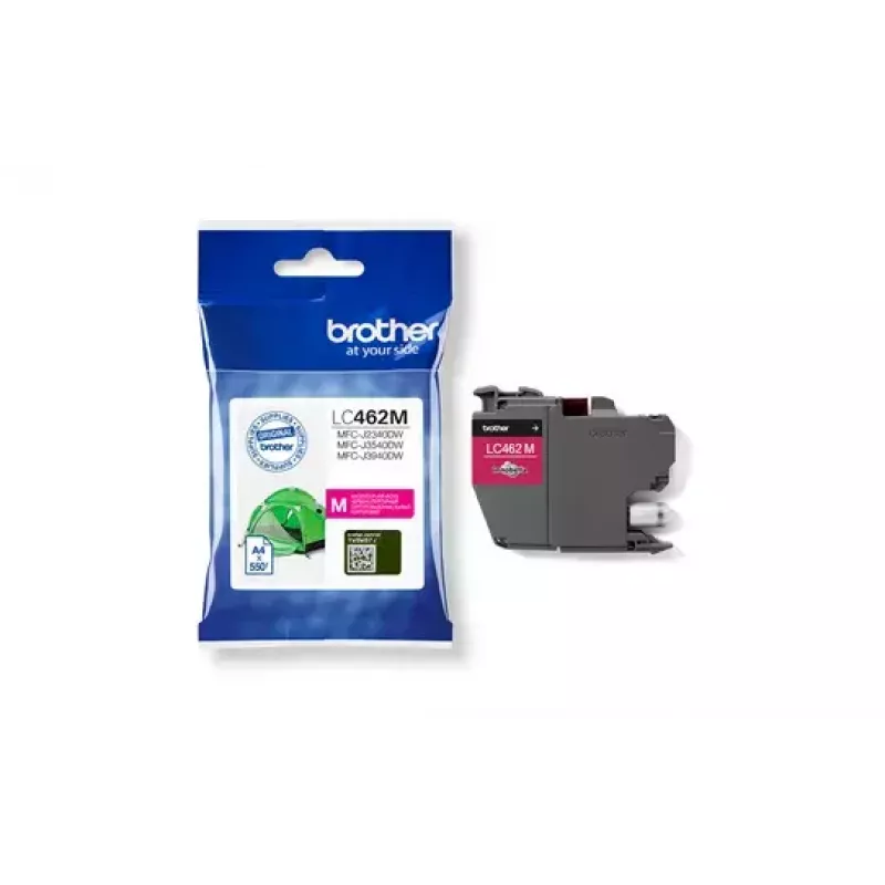 Brother LC462M rašalo kasetė 1 vnt. Originali standartinė išeiga Magenta