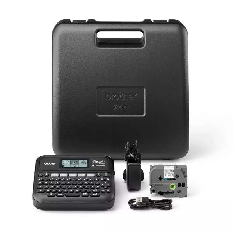 Brother PT-D460BTVP etikečių spausdintuvas terminis perkėlimas 180 x 180 DPI 30 mm/s laidinis ir belaidis Bluetooth QWERTY