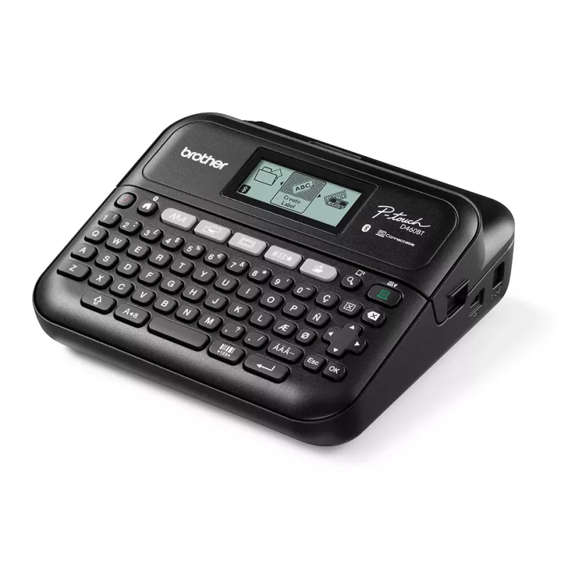 Brother PT-D460BTVP etikečių spausdintuvas terminis perkėlimas 180 x 180 DPI 30 mm/s laidinis ir belaidis Bluetooth QWERTY