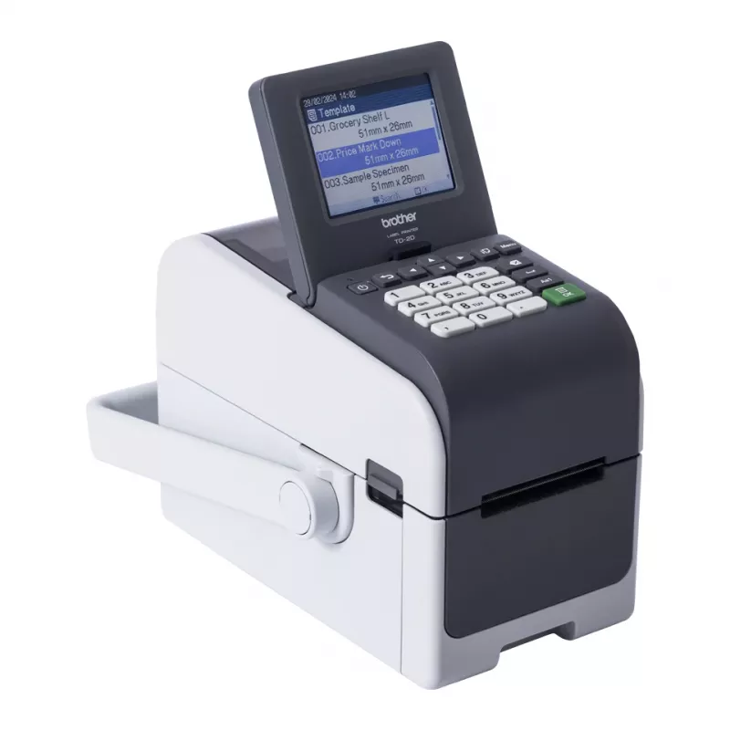Brother TD-2350DSAH300 etikečių spausdintuvas – tiesioginis terminis, 300 x 300 DPI, 152 mm/s, laidinis ir belaidis Ethernet LAN, Wi-Fi, Bluetooth