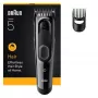 Braun HC5510 plaukų kirpimo mašinėlė, juoda, 9 nustatymai, NiMH