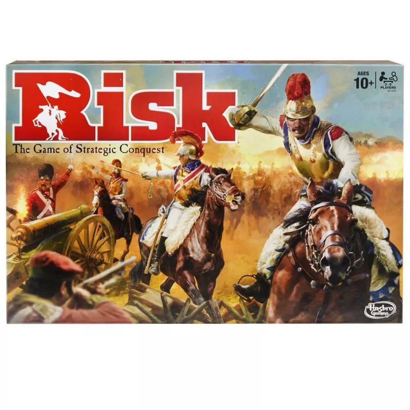 Stalo žaidimas HASBRO Risk (Karai) – strateginis rizikos ir užkariavimo žaidimas, nuo 10 metų