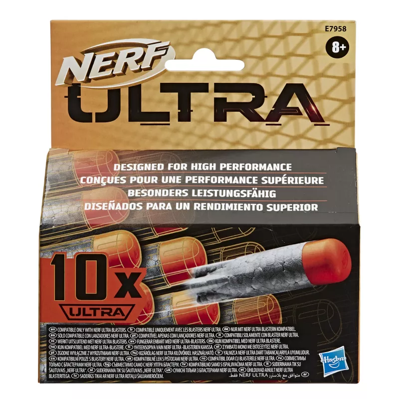 Nerf Ultra 10 strėlių papildymo rinkinys – tik suderinamas su Nerf Ultra ginklais