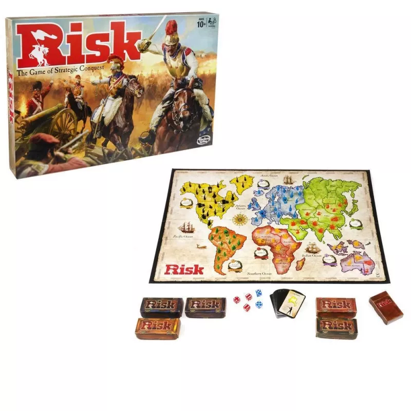 Stalo žaidimas Hasbro Gaming Risk War, nuo 10 metų