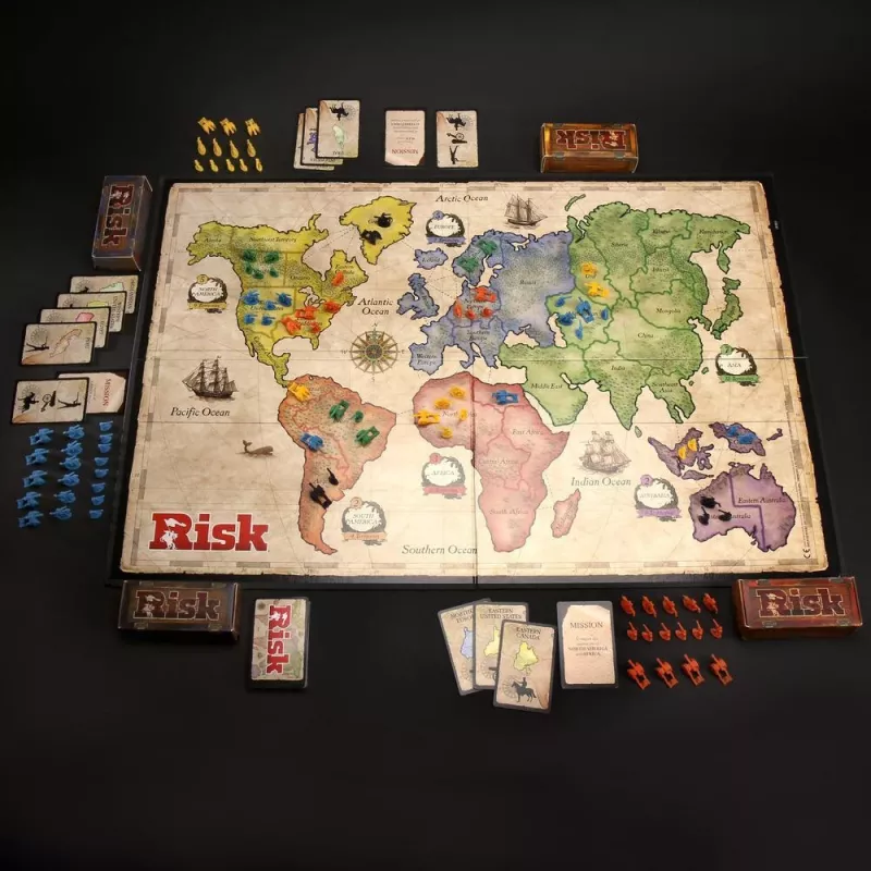 Stalo žaidimas Hasbro Gaming Risk War, nuo 10 metų