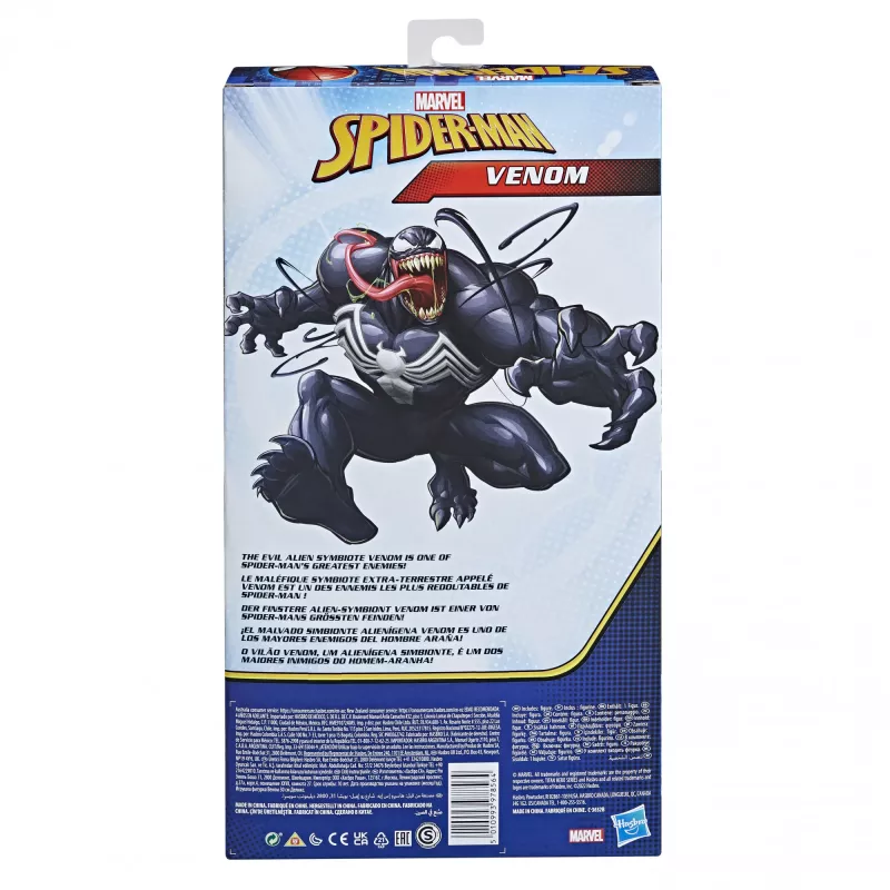 Marvel Spider-Man Titan Hero Series Venom figūrėlė, 4 m+, Juoda, Raudona, Balta