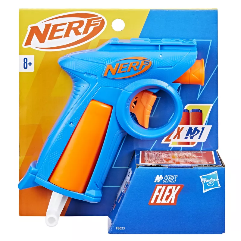 Pistoletas NERF N Series Flex mėlynai oranžinis 8+