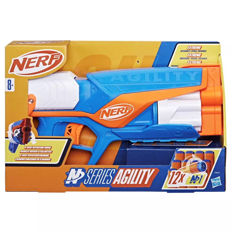 Blasteris NERF N Series Agility Mėlyna Oranžinė Balta 8 metų