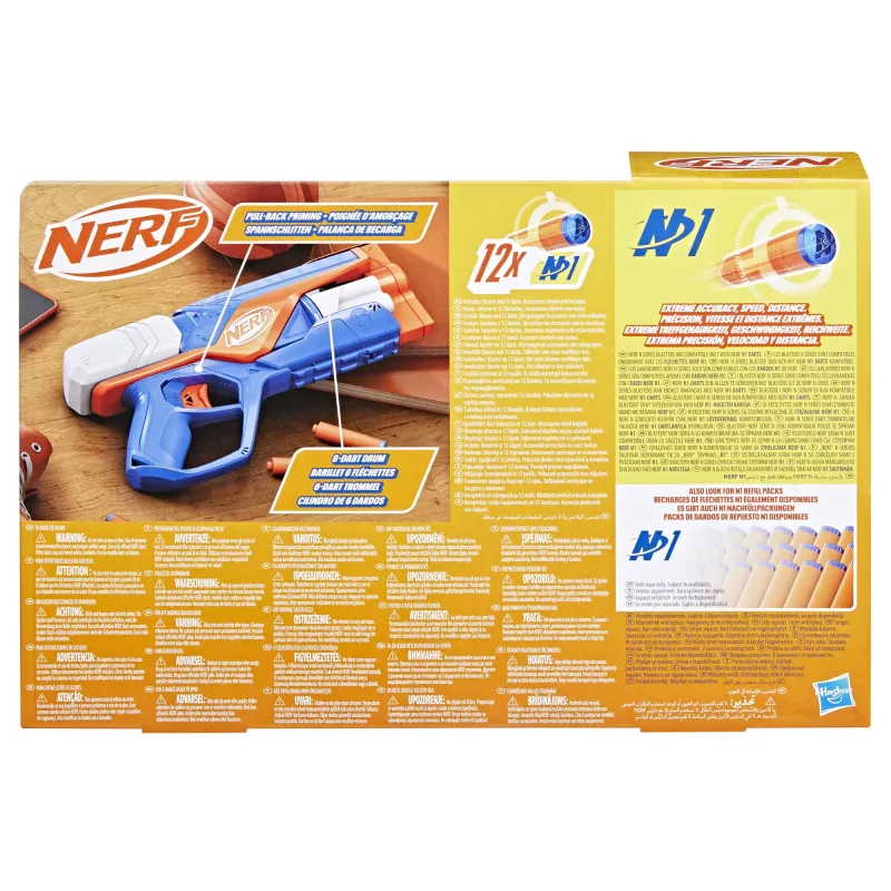 Blasteris NERF N Series Agility Mėlyna Oranžinė Balta 8 metų
