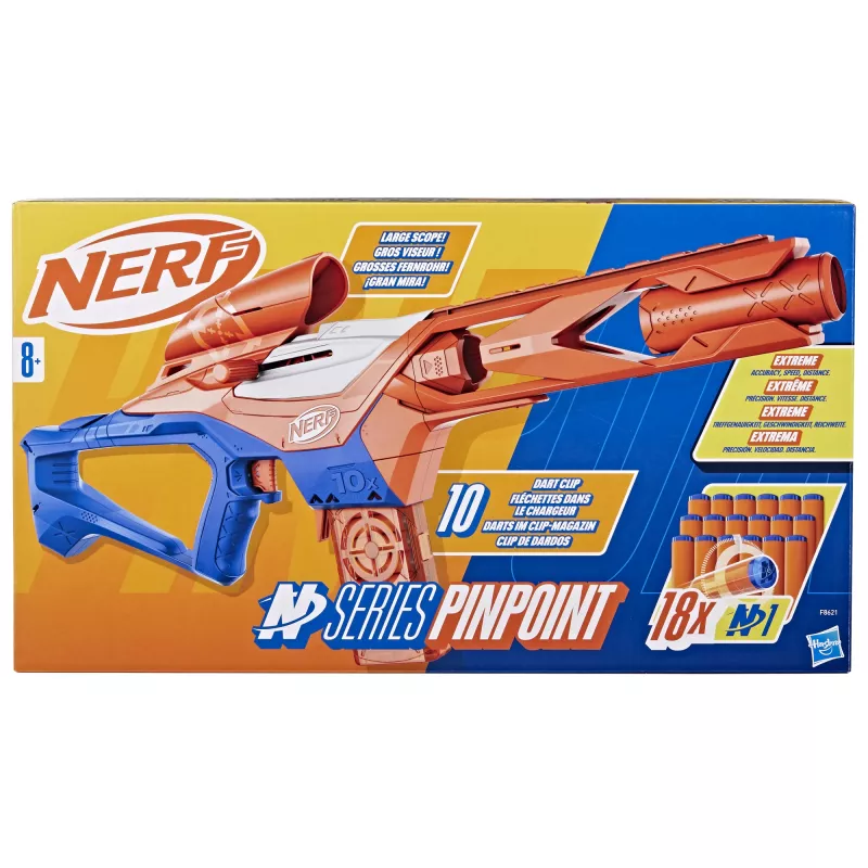Žaislinis blasteris NERF Nerf N Series Pinpoint mėlynai oranžinis 8+