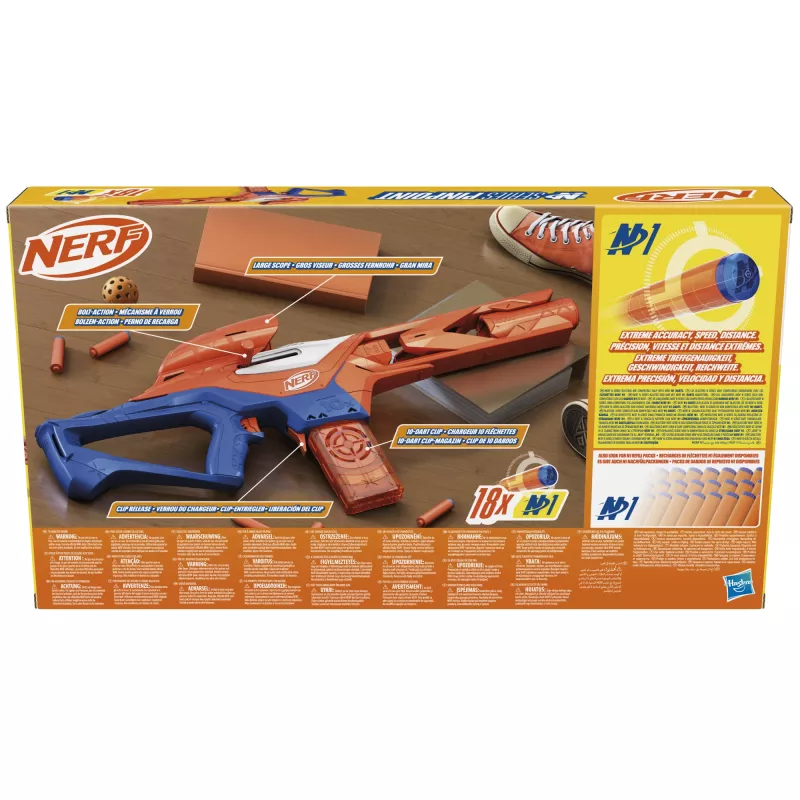 Žaislinis blasteris NERF Nerf N Series Pinpoint mėlynai oranžinis 8+