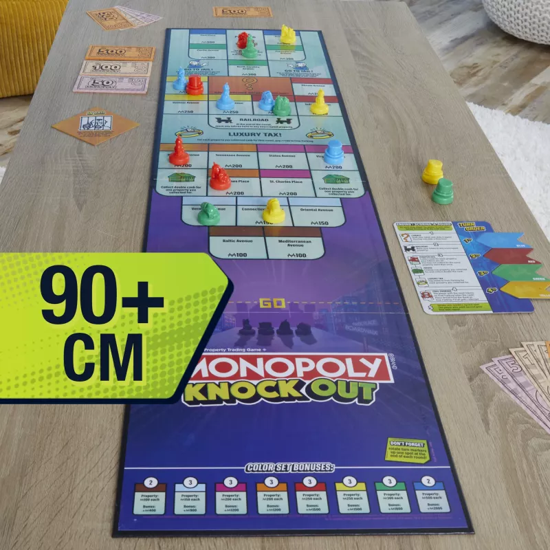 Monopoly Knockout – Šeimyninis vakarėlių žaidimas