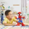 Marvel Spidey ir Jo Nuostabūs Draugai Šokantis ir Ropojantis Spidey, Interaktyvus Minkštas Žaislas su Muzika ir Garais