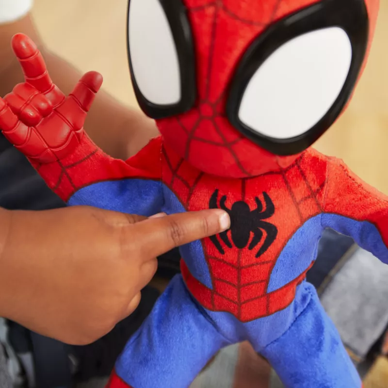 Marvel Spidey ir Jo Nuostabūs Draugai Šokantis ir Ropojantis Spidey, Interaktyvus Minkštas Žaislas su Muzika ir Garais
