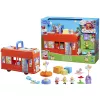 Peppa Pig 2 viename vakarėlių autobusas, veiksmo/nuotykių, 3 metai, įvairiaspalvis, plastikinis