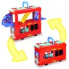Peppa Pig 2 viename vakarėlių autobusas, veiksmo/nuotykių, 3 metai, įvairiaspalvis, plastikinis