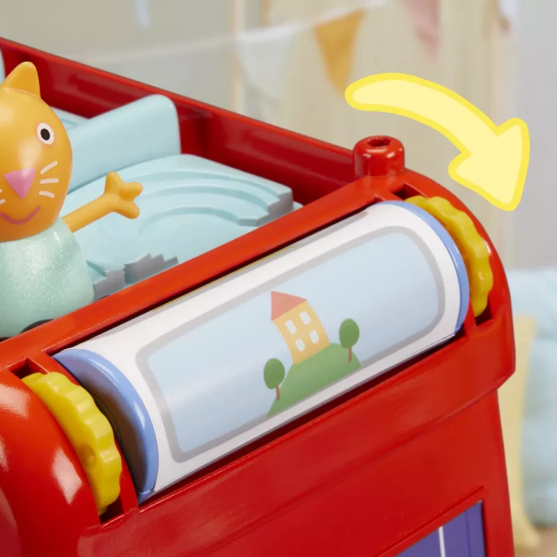 Peppa Pig 2 viename vakarėlių autobusas, veiksmo/nuotykių, 3 metai, įvairiaspalvis, plastikinis