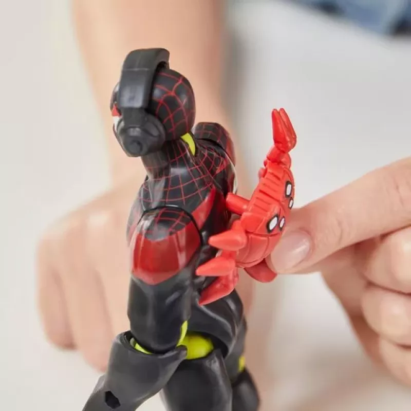 Marvel MixMashers Miles Morales Spider-Man Mix-And-Match žaislas, nuo 4 metų, įvairiaspalvis