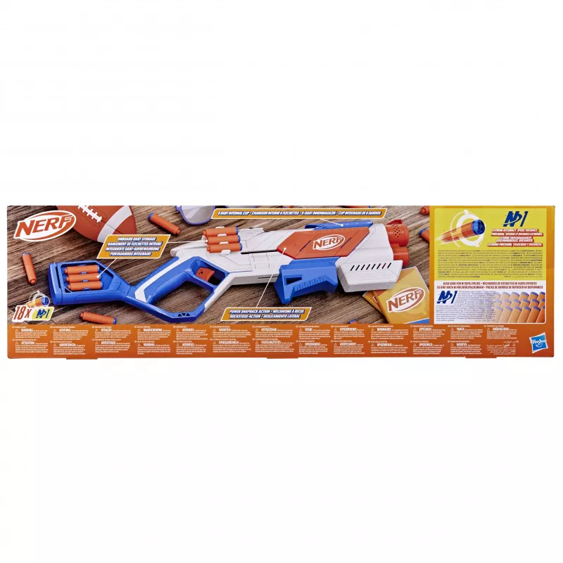 Nerf N Series Strikeback mėlynai oranžinis baltas 8+