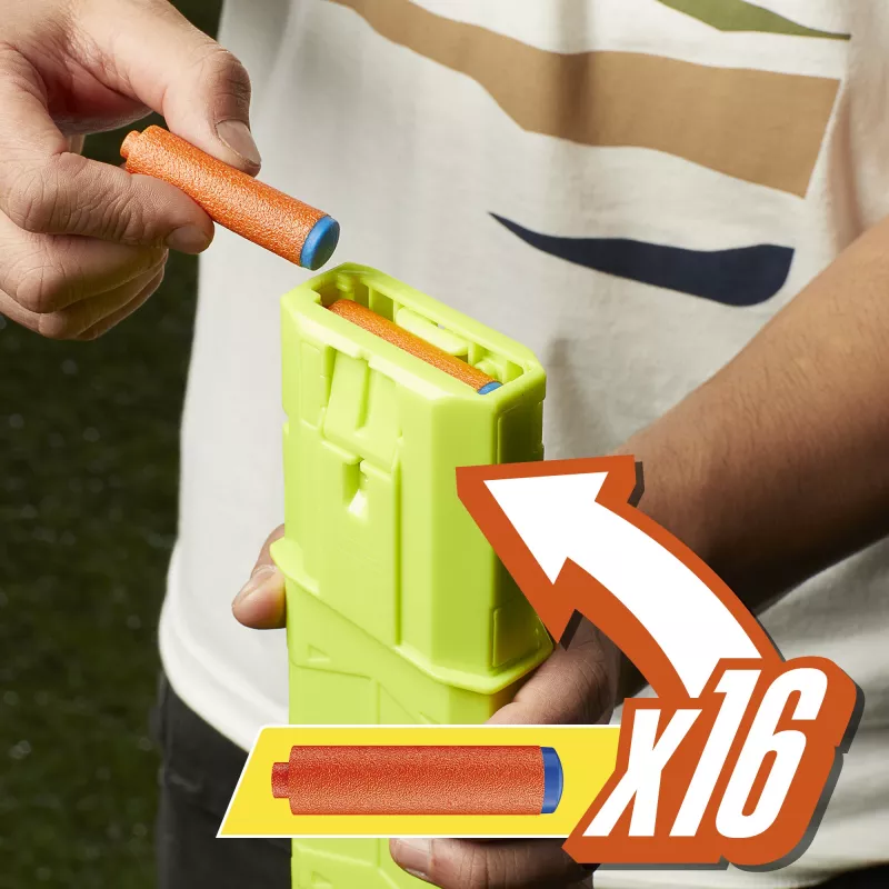 Nerf N Series Sprinter F8625 mėlynai žaliai oranžinis motorizuotas strėlių paleidėjas