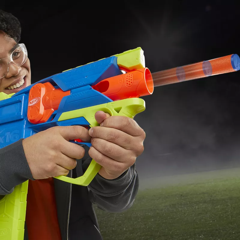 Nerf N Series Sprinter F8625 mėlynai žaliai oranžinis motorizuotas strėlių paleidėjas