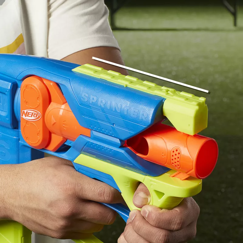 Nerf N Series Sprinter F8625 mėlynai žaliai oranžinis motorizuotas strėlių paleidėjas