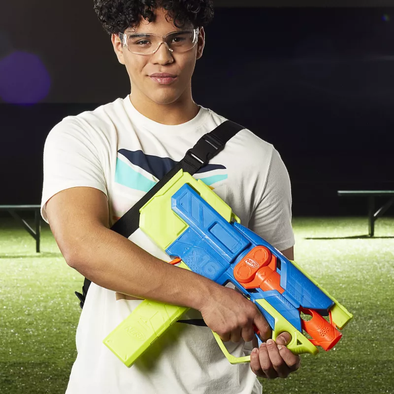 Nerf N Series Sprinter F8625 mėlynai žaliai oranžinis motorizuotas strėlių paleidėjas